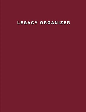 legacy organizer 1st edition sabrina winters esq b0cthzkl8y