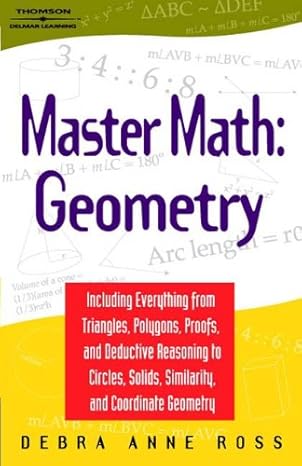 master math geometry 1st edition debra anne ross 1564146677, 978-1564146670