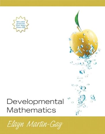 developmental mathematics 1st edition elayn martin gay 0132290901, 978-0132290906