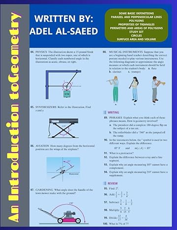 an introduction to geometry 1st edition adel al saeed b0c1j9f8qz, 979-8391141877