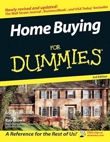 home buying for dummies 3rd edition eric tyson ,ray brown 0471768472, 978-0471768470