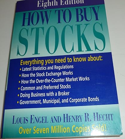 how to buy stocks subsequent edition louis c engel ,henry r hecht 0316353809, 978-0316353809