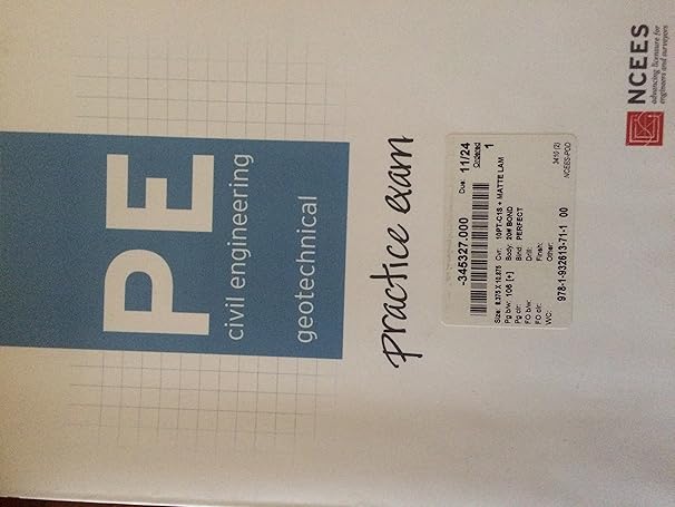 pe civil engineering water resources and environmental practice exam 1st edition national council of