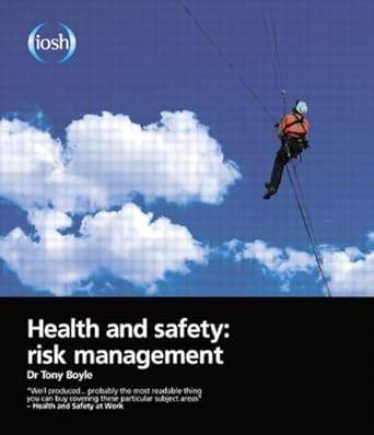 health and safety risk management 3rd edition tony boyle 0901357413, 978-0901357410