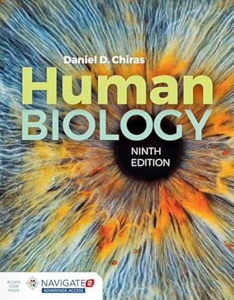 human biology 1st edition daniel d chiras 128412861x, 978-1284128611