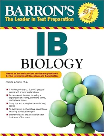 ib biology 1st edition camilla c walck ph d 1438003390, 978-1438003399