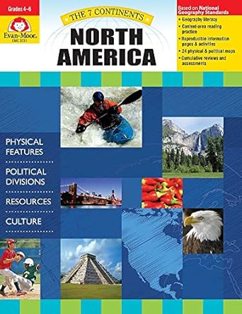 north america teacher edition evan moor educational publishers 1609631269, 978-1609631260