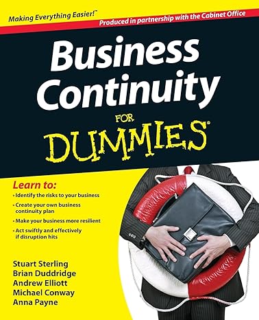 business continuity for dummies 1st edition the cabinet office ,stuart sterling ,anna payne ,brian duddridge