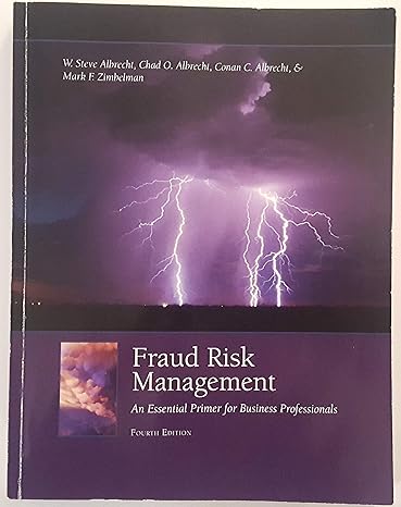 fraud risk management 4th edition chad o albrecht w steve albrecht 1133886795, 978-1133886792