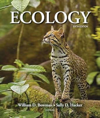 ecology 6th edition william bowman ,sally hacker 0197614043, 978-0197614044