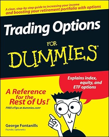 trading options for dummies 1st edition george a fontanills 0470241764, 978-0470241769