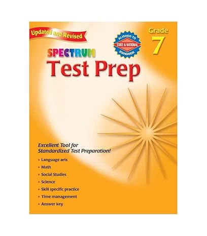 test prep grade 7 revised, updated, workbook edition dale foreman ,alan cohen ,jerome kaplan ,ruth mitchell