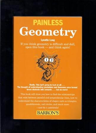 painless geometry notations edition lynette long 0764117734, 978-0764117732