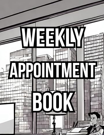 weekly appointment book 1st edition marcin majchrzak b0cz8w5xhf