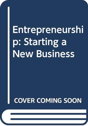 entrepreneurship starting a new business  robert lee anderson, john s. dunkelberg 0060402814, 9780060402815