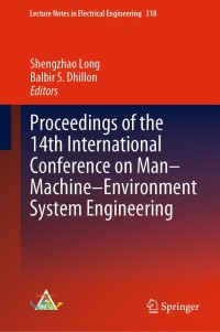 proceedings of the 1 international conference on man machine environment system engineering 1st edition