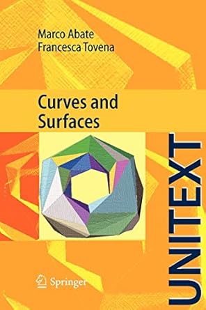 curves and surfaces 2012 edition m. abate ,f. tovena 8847019400, 978-8847019409