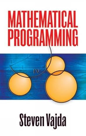 mathematical programming dover edition steven vajda 0486472132, 978-0486472133