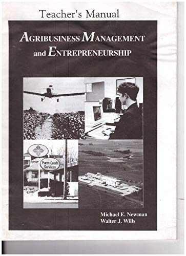 agribusiness management and entrepreneurship  michael e. newman 0813429560, 9780813429564