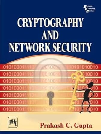 cryptography and network security 1st edition prakash c gupta 8120350456, 978-8120350458