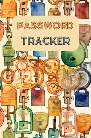 password tracker 1st edition daisy chesnut b0c87sswrb