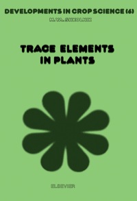 trace elements in plants 1st edition shkolnik, m.ya. 0444423206, 0444598537, 9780444423207, 9780444598530