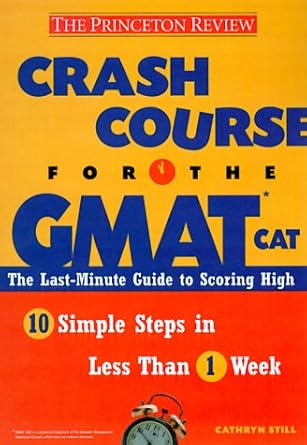 crash course for the gmat 1st edition cathryn still 0375756183, 978-0375756184