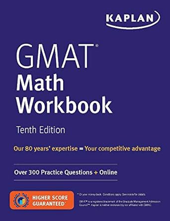 gmat math workbook 1st edition kaplan test prep 1506263526, 978-1506263526