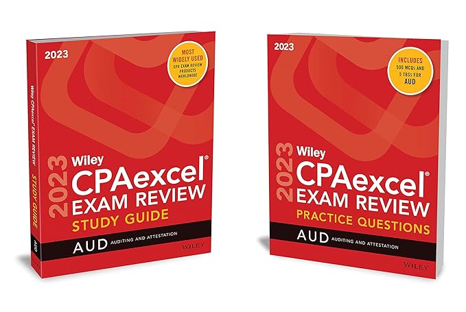 wiley s cpa 2023 study guide + question pack auditing 1st edition wiley 1394160100, 978-1394160105