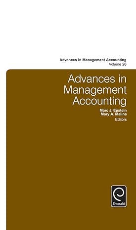 advances in management accounting 1st edition marc j epstein ,mary a malina b01eaid22u