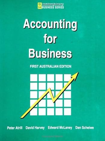 accounting for business australian edition dan scheiwe ,distinguished profess david harvey ,edward mclaney