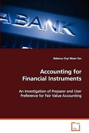 accounting for financial instruments 1st edition rebecca chyi woan tan 363905167x, 978-3639051674