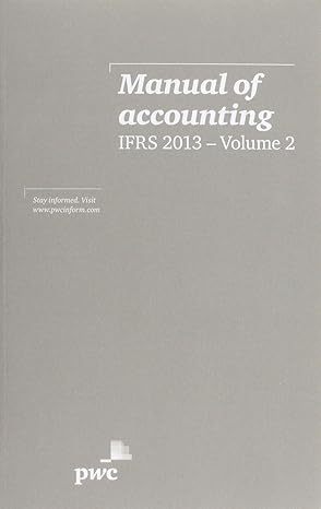 manual of accounting ifrs 2013 2013th edition pwc 1780431074, 978-1780431079