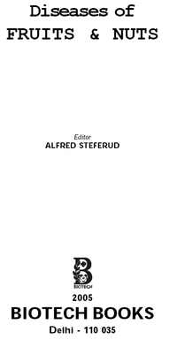 diseases of fruits and nuts 1st edition steferud, alfred ed 8176221384, 9351306100, 9788176221382,