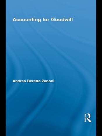 accounting for goodwill 1st edition andrea beretta zanoni b001kpci6i, 978-0415451499