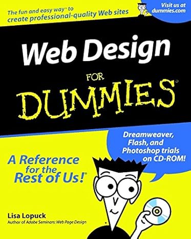 web design for dummies 1st edition lisa lopuck 0764508237, 978-0764508233