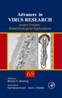 insect viruses biotechnological applications 1st edition bonning, byrony c 0120398680, 0080464785,