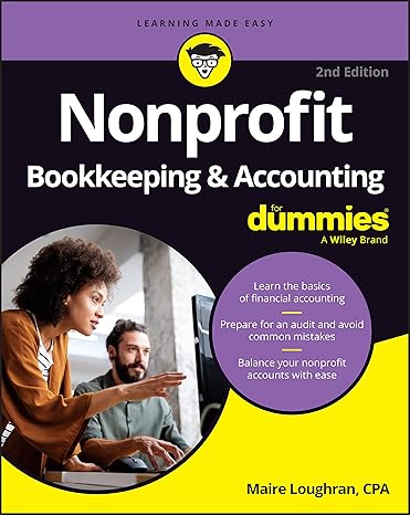 nonprofit bookkeeping and accounting for dummies 2nd edition maire loughran ,sharon farris 1394206011,