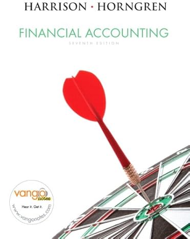 financial accounting 7th edition jr harrison, walter t ,charles t horngren 0138128200, 978-0138128203