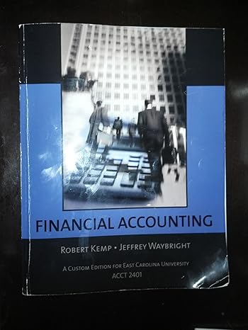 financial accounting custom edition robert kemp jeffrey waybright 125675479x, 978-1256754794