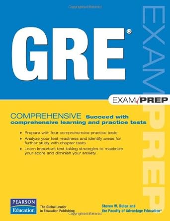 gre exam prep 1st edition steven w. dulan 0789735946, 978-0789735942