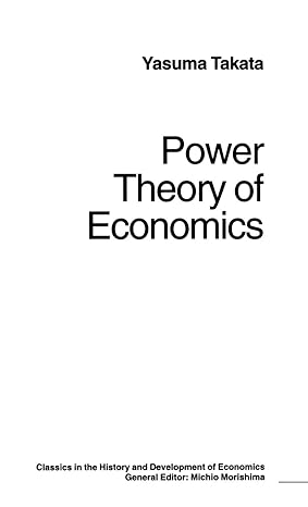 power theory of economics 1995th edition yasuma takata ,trans douglas w anthony 0333575334, 978-0292713451