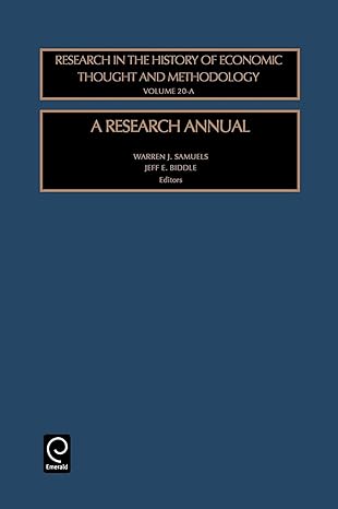 a research annual 1st edition warren j samuels ,jeff e biddle ,w j samuels 0762308478, 978-0762308477