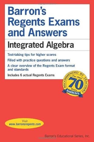 integrated algebra 1st edition lawrence s leff m s b0096dkpvg