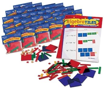 algebra tiles workbook grades 6+ 1st edition renee burgdorf 1569110492, 978-1569110492