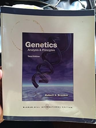 genetics analysis and principles 3rd edition robert j. brooker 0071287647, 978-0071287647