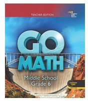 go math grade 6 teacher's edition holt mcdougal 0544065719, 978-0544065710