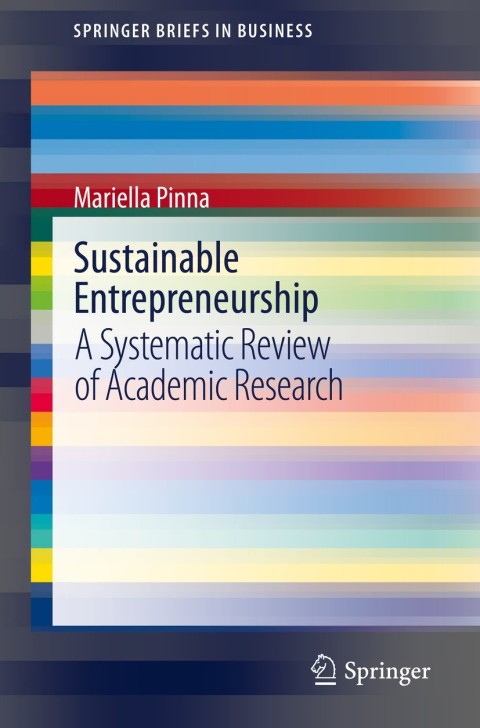 sustainable entrepreneurship 1st edition mariella pinna 3030578186, 9783030578183