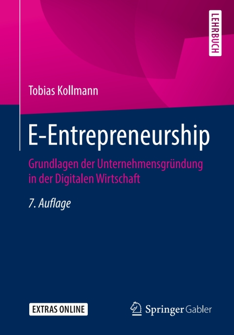 e entrepreneurship 7th edition tobias kollmann 3658274298, 9783658274290