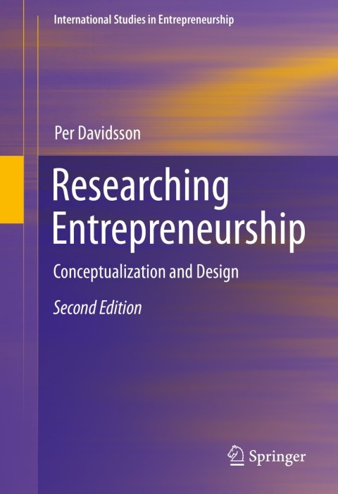 researching entrepreneurship 2nd edition per davidsson 3319266926, 9783319266923